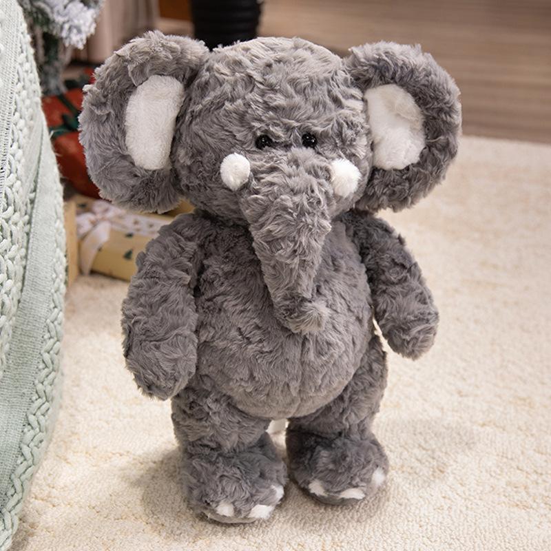 Cartoon Bibble Plush Toys Children's Sleeping Pajamas Brown Bear Pillow Bedroom Ornaments Elephant Doll