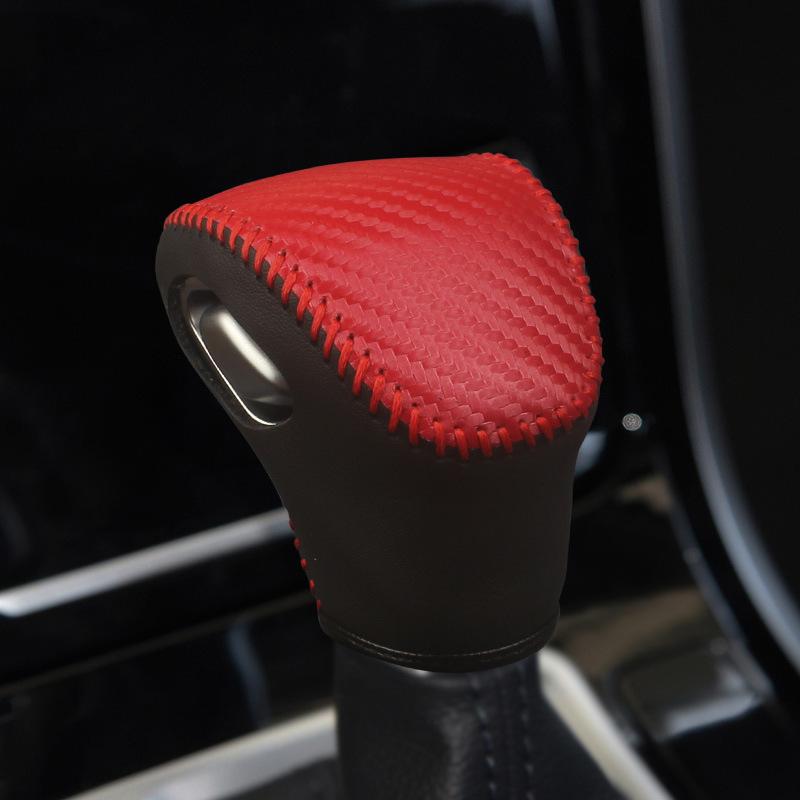 Couvre Poignée Levier de Vitesse pour Kia Antidérapant Résistant à l'Usure Protections Durables Couvercle Pommeau de Levier de Vitesse Accessoires de Voiture