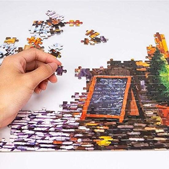 1000 pieces cherry blossom landscape jigsaw puzzle large game
