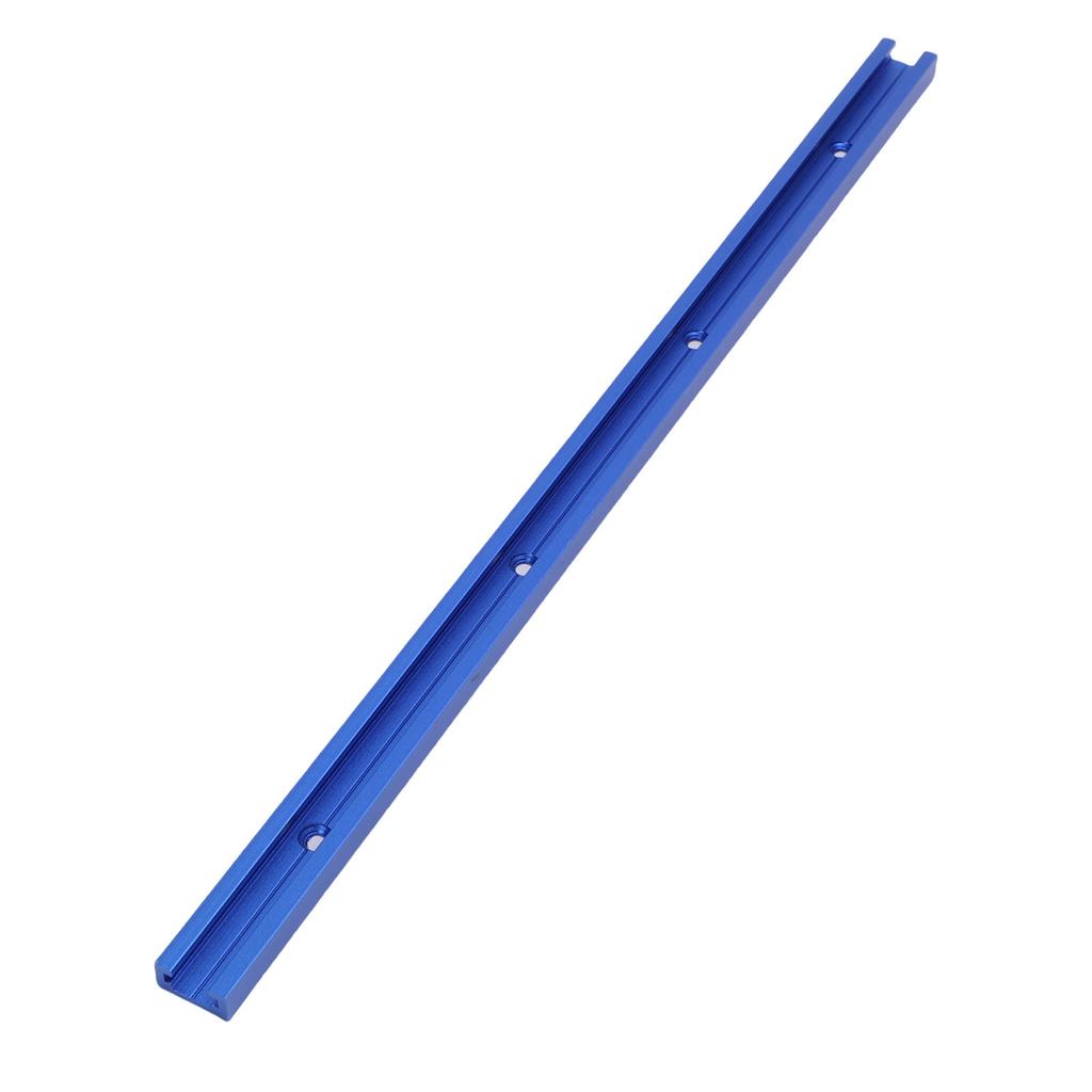T Track, 2PCS 400mm Aluminum Alloy T Slot Rail with Pre Drilled Holes and Wood Screws, Double Cut for Table Saw Router Workbench