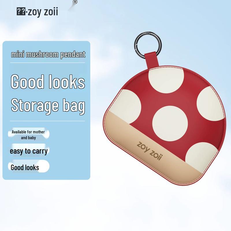 Zoy Zoii Kids Portable Mushroom Coin Purse