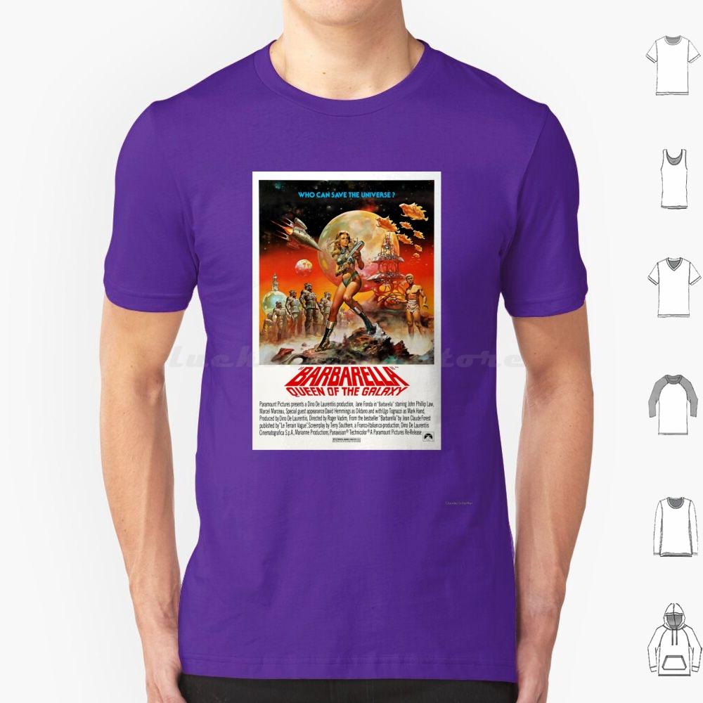 Barbarella  Queen Of The Galaxy T Shirt Men Women Kids 6xl Barbarella Camp Sci Fi Retro Cinema Movie Film Classic Colourful