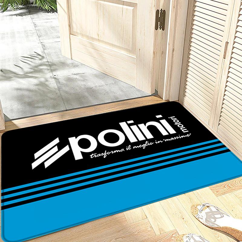 Interior Floor Mat P-Polini Italy Scooter Doormat Non-slip Foot Rug for Entryway Kitchen Carpet Bedroom Bedside Mats Home Decors