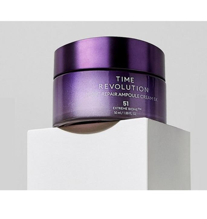 MISSHA Time Revolution Night Repair Ampoule Cream 5X | Intensive Anti-Aging Nachtpflege 50ml