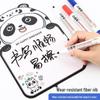 Erasable Whiteboard Marker Set: Large Capacity, Broad Tip, Easy Erase, Colors Included: Red, Blue, Black, Ideal for Teachers & Kids Drawing Boards.
