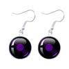 Classic Vintage Vinyl Records Rretro Phonograph Rrecord Dome Glass Ladies Earrings Music Lover Gifts Music Record Disc Earrings