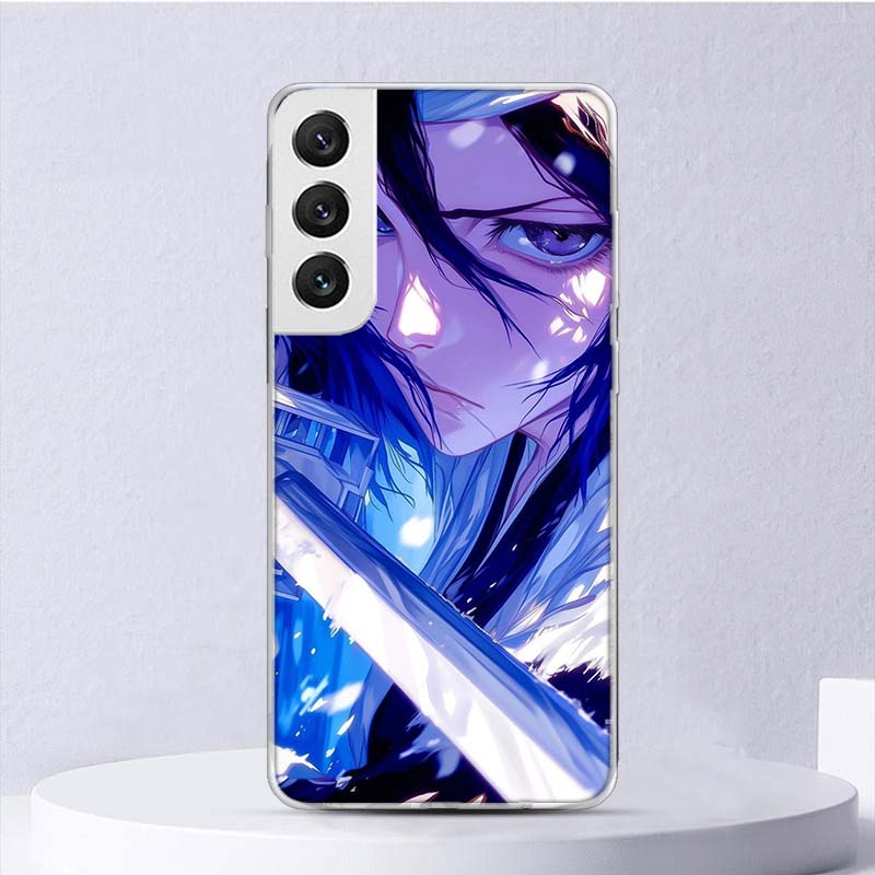 Bleach Kuchiki Rukia Soft Case For Samsung Galaxy S25 S24 S23 S22 Ultra Phone Cover S21 S20 FE S10 Plus S10E S25U Funda Coque