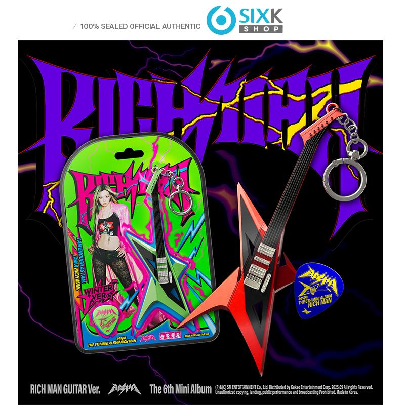 

[Предзаказ] aespa - Мини-альбом Том 6 [Rich Man] (ГИТАРА БОГАТОГО ЧЕЛОВЕКА Вер.) [NO POB] GISELLE ver.