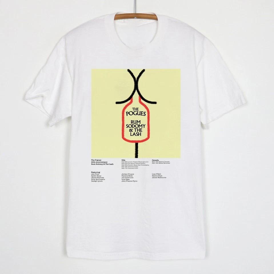 

The Pogues 40 Years Anniversary TShirt Classic White Unisex S-5XL E1698 XL