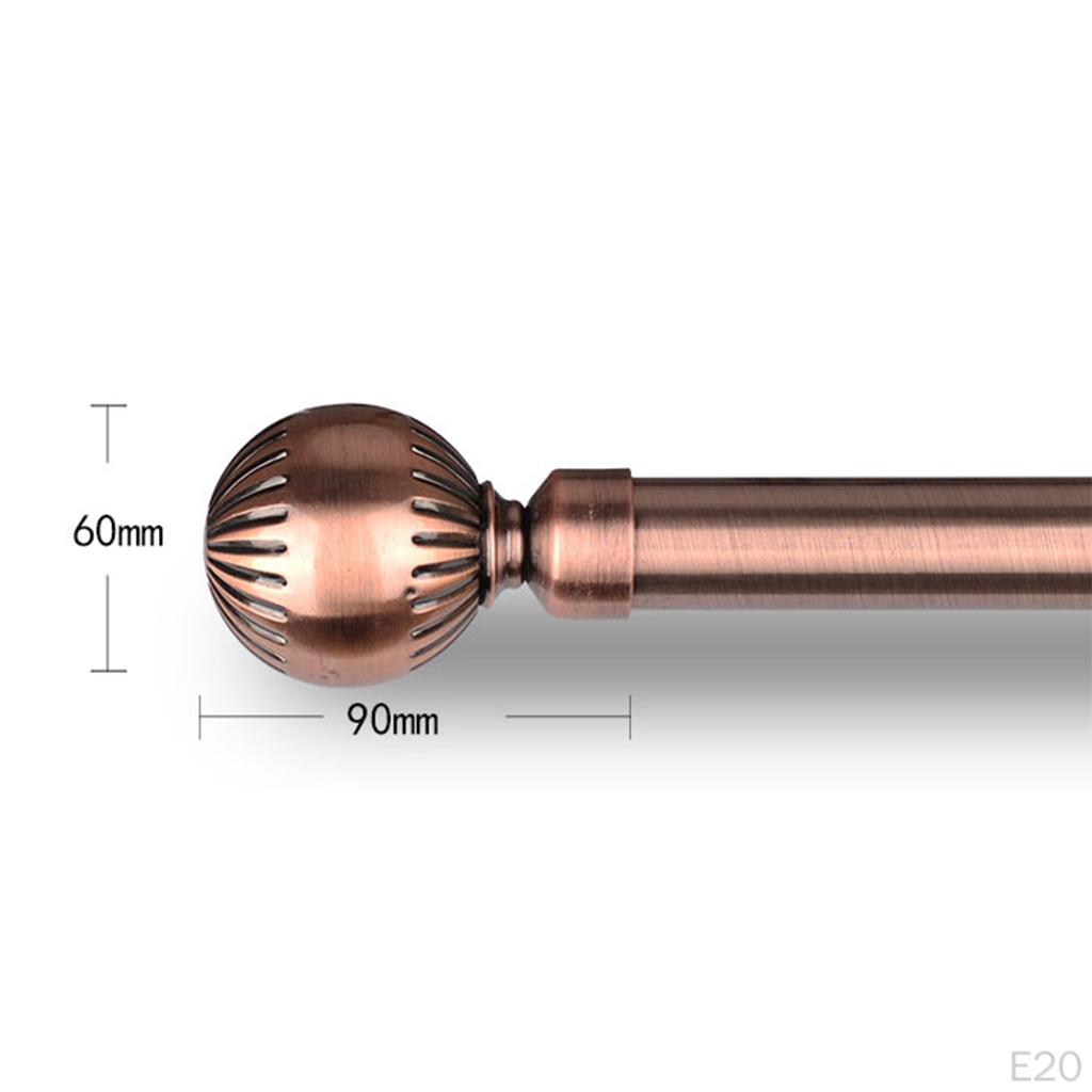 1 Piece Decorative Curtain Rod Finials Window Blind Pole End For 28mm