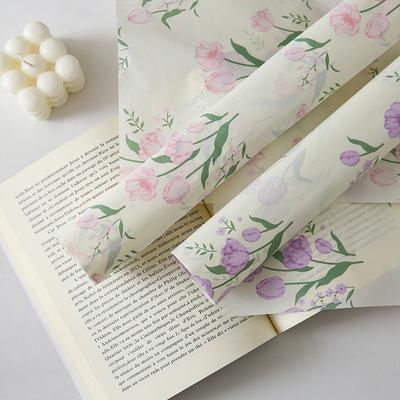 Zesílený papír Snow Pear, Bílý papír na balení kytic, Pečení, Podložka, Květiny, Papír na balení dárků, Papír na ruční tření, Speciální
