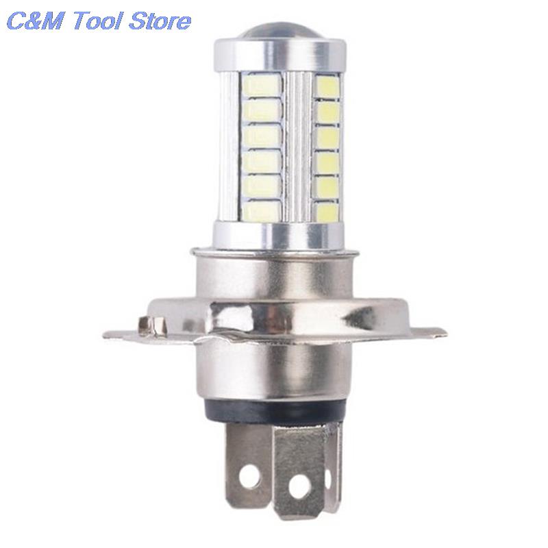 H4 33SMD LED Motorcycle Headlight Bulbs 800LM 6500K Led Moto Motorbike Daytime Running Light Car Lights