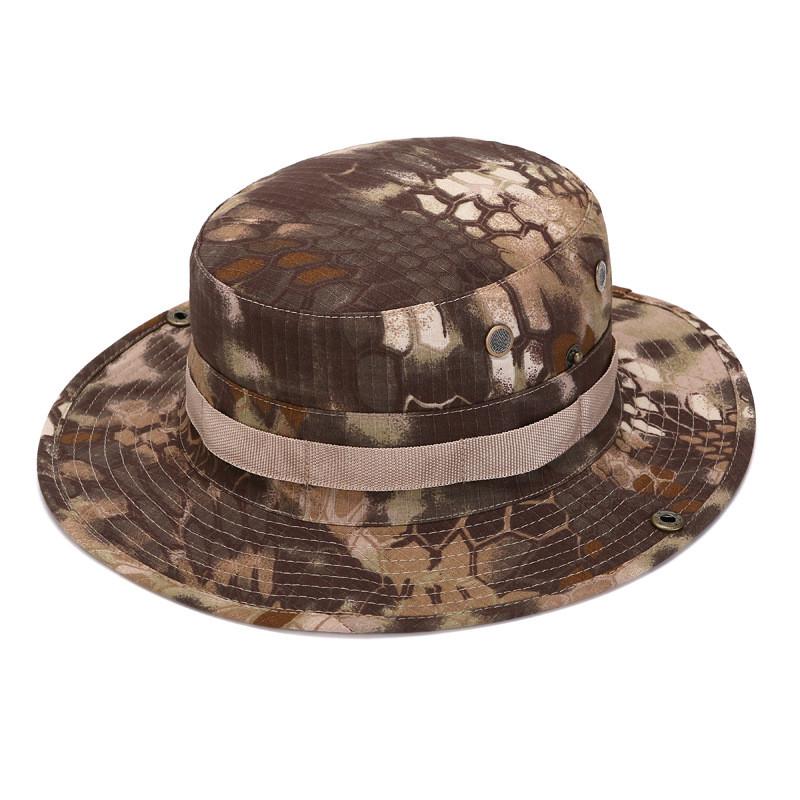 Camouflage Eimerhut Für Outdoor-Angeln Und Camping Sonnenschutz Mit Atmungsaktivem Stoff Für Männer Und Frauen