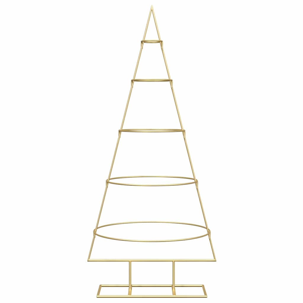 Metal Christmas Tree Gold 125 cm Powder Coated Steel
