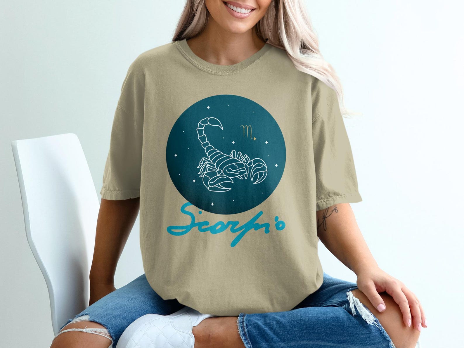 Scorpio Celestial Scorpion T-Shirt – Astrology Zodiac Horoscope Top 3XL