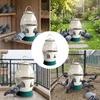Komfortabler Tauben-Wasserspender Tränke Erhöhtes Basisdesign 2L Klare Sichtbare Wasserstandstränke für Vogel Huhn