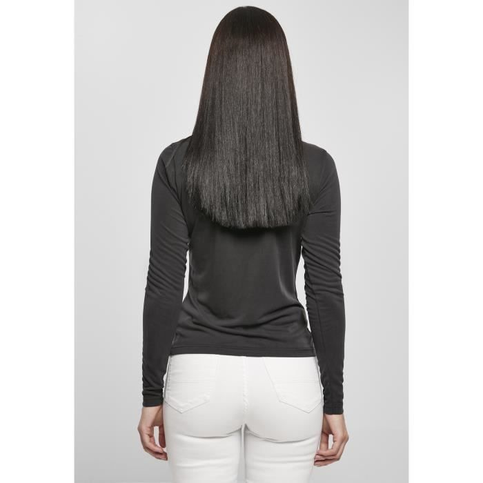 Pull col roulé femme - Urban Classics - Modal - Noir - Manches longues - Taille M