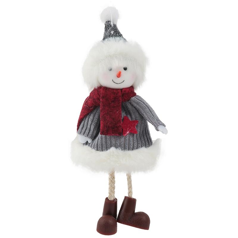 

2024 С Новым годом Рождественские украшения DIY Рождественский подарок Санта-Клаус Снеговик Подвеска на елку Кукла Повесить украшения для вечеринки Домашний декор