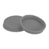 PATIKIL Silicone Soda Can Lids, Set of 6, Reusable Drink Can Protective Covers, Fits Standard Size Soda, Beer, Juice, and Beverage Cans, Gray