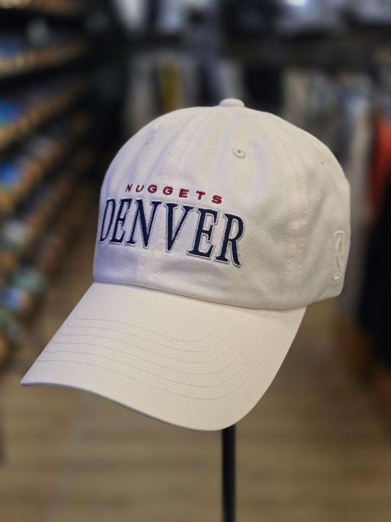 NBA Unisex DEN Schriftzug Bestickte Weiche Baseballkappe N255AP272P(00)
