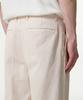 Musinsa Standard One-Pleat Wide Denim Slacks [Cream]