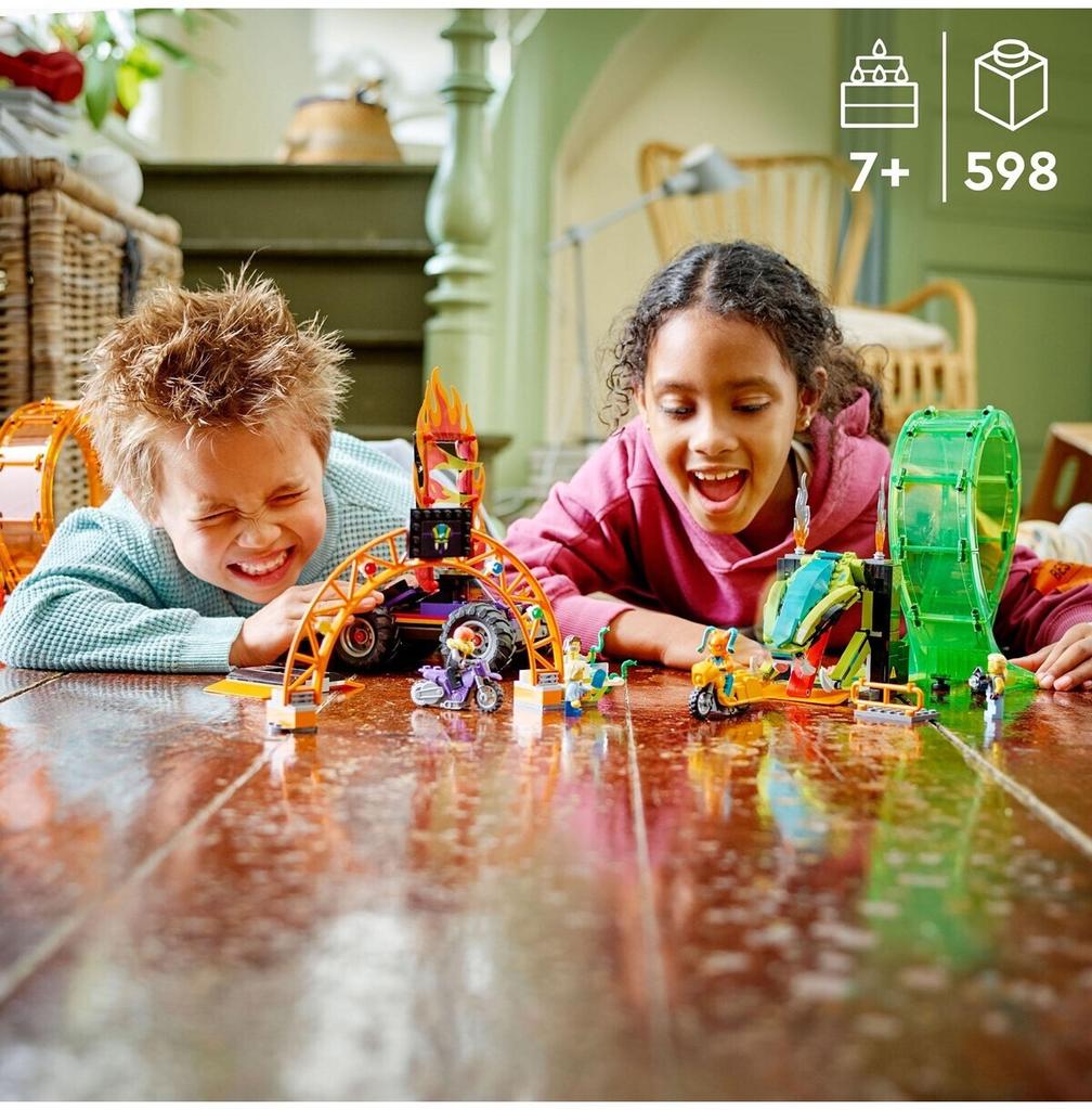 LEGO конструктор City – Шоу трюков с двойной петлей (60339)