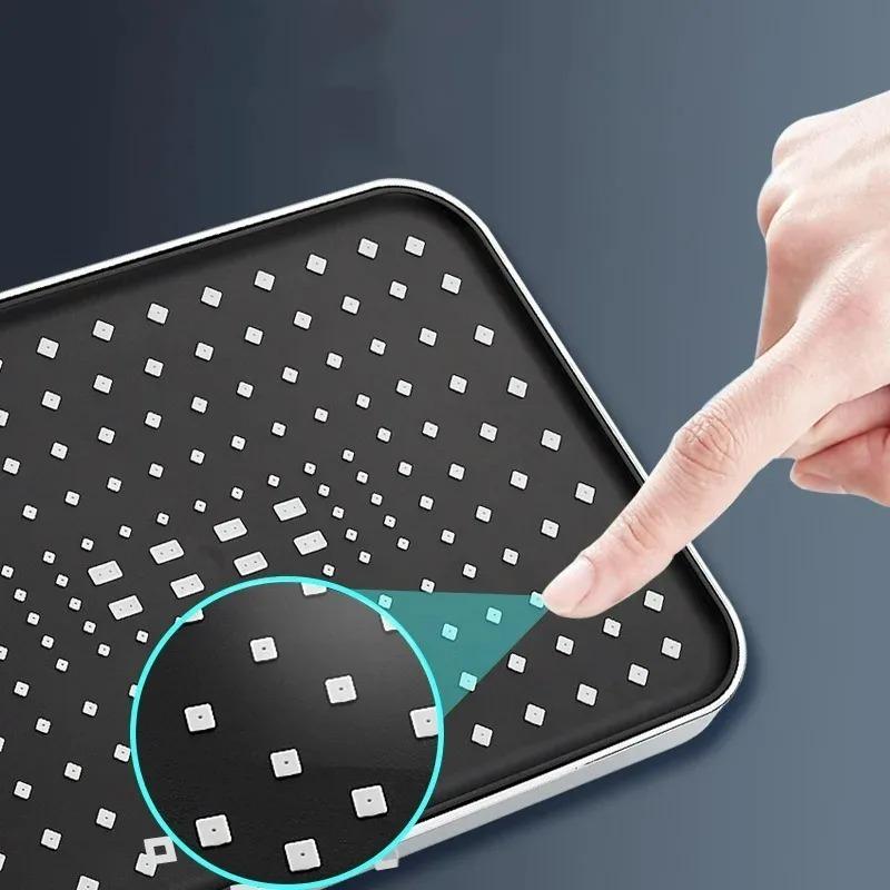 14 Inch new High Pressure Top Spray Rain Shower Head Larger Flow Supercharge Rainfall Showerhead 360° Swivel Water Saving