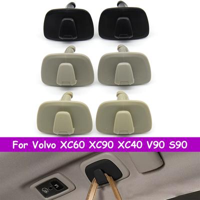 2PCS Crochets Porte-Vêtements de Voiture pour XC60 XC90 XC40 V90 S90 Rangée Arrière Pour Volvo 32226340 32226341 32226342 Crochets d'Intérieur de Voiture