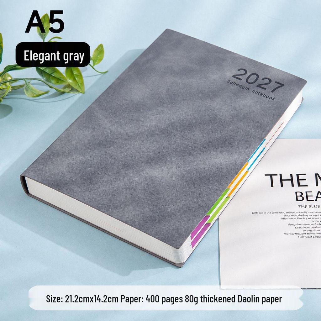 2026 Daily Planner: Thickened One Page Per Day Business Diary Notebook