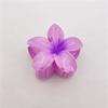 2 Pcs Flower Hair Clips Strong Claw Gradient Contrast Color Plumeria Anti-slip Hair Fixation Decoration Smooth Surface Women Hair Accessory