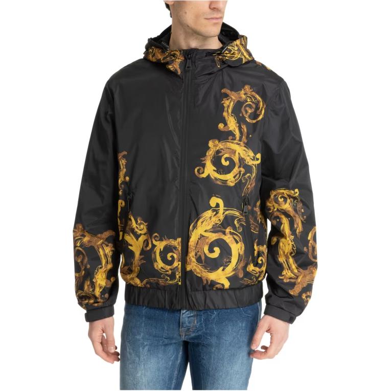 Versace Jeans Couture Graphic Printed Zipped Jacket 76GAS406-CQS86-G89
