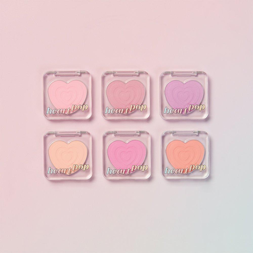 Etude Heart Pop Blusher / Sweet Color and Fondant / Refreshing Color / 4g