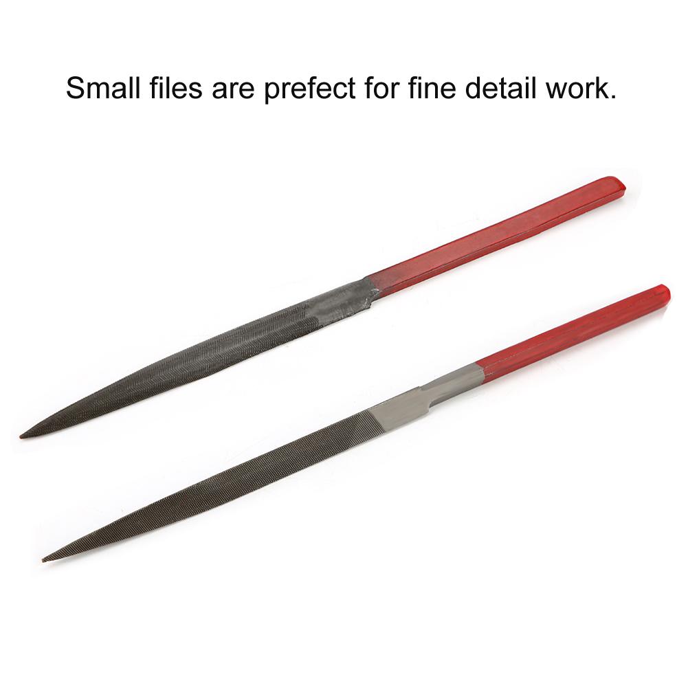 Diamantfeile Ring Schmuckformung Schnitzwerkzeug Reparaturwerkzeug mit rotem Griff