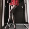 Elasticity Halloween Pantyhose Spider Web Stockings Vintage Bat Pattern Tights  Alternative Fashion