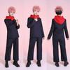 Anime Tokyo Itadori Yuji Cosplay Costume with Hooded Pants For Halloween Outfit School Carnival Uniform