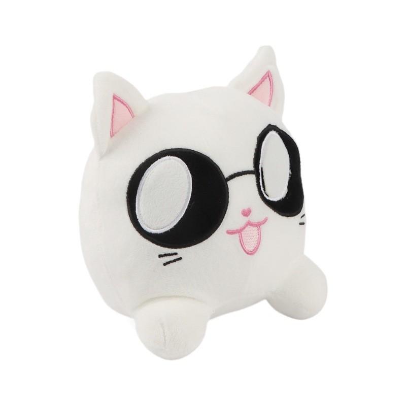 Kaisen Black Jujutsu White Cat Plush Toy Anime Stuffed Doll Decoration Gift