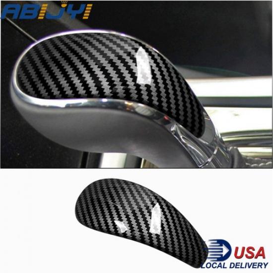 Gear Shift Knob Head Cover Trim Carbon Fiber ABS For Buick Regal 2016-