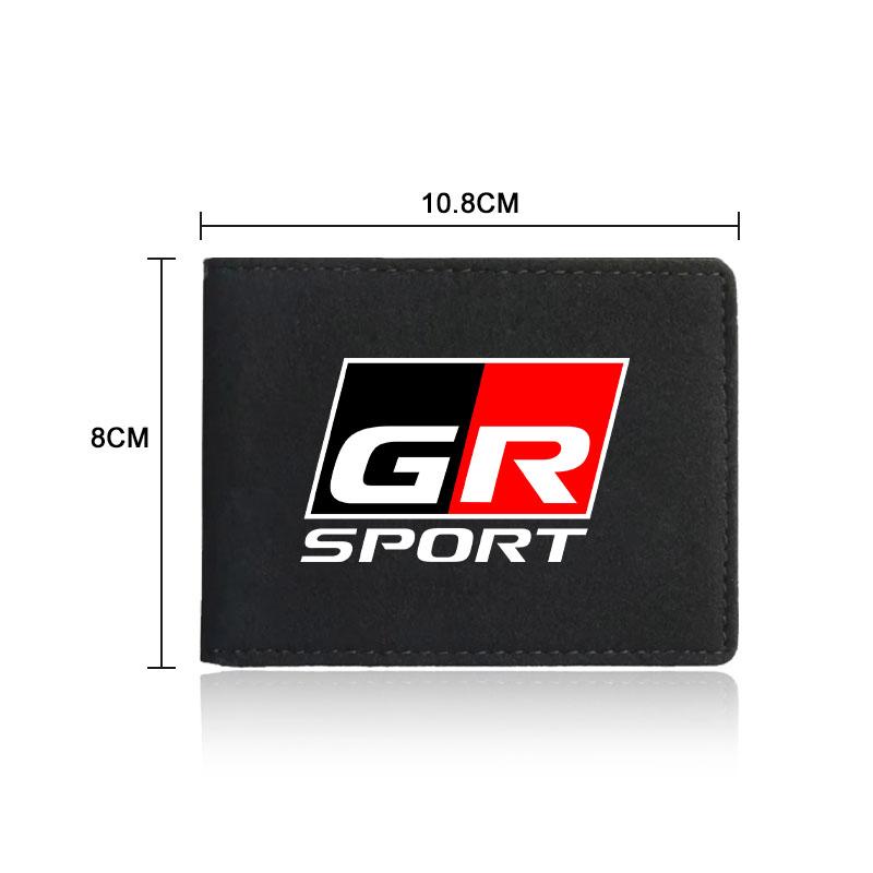 1Pcs Car Emblem Driver License Cover ID Credit Card Holder for Toyota TRD C-hr Prado Rav4 Yaris Hilux Prius Avensis Corolla Camry