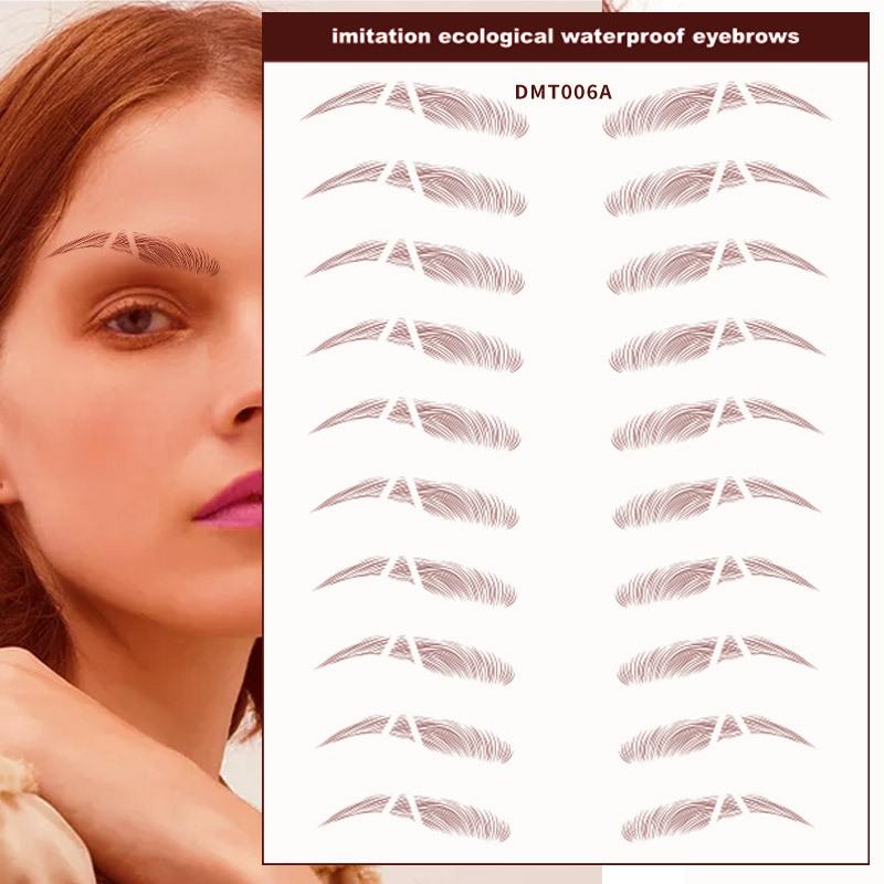 Eyebrow Sticker 6D Simulated Eyebrow Sticker Ecological Bionic Eyebrow Lazy Eyebrow Sticker Template Eyebrow Sticker Eyebrow Tattoo Sticker