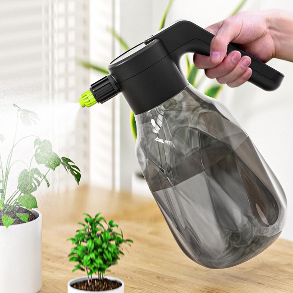 Electric Watering Kettle 2L Portable Electric Spray Bottle Charging Adjustable Sprinkler Cleaning Disinfecting Sprayer Gardening