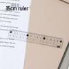 Deli Acrylic 15cm Transparent Ruler for Students and Children - High-Quality Measurement Tool