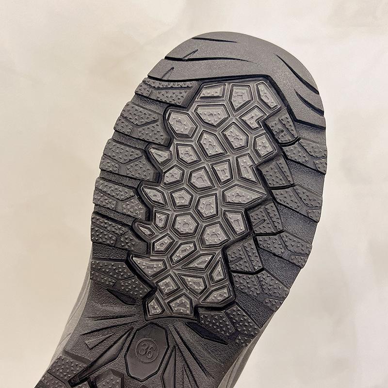 Processing Customized 25 Winter Couple Fleece Thickened Medium Tube Snow Boots Non-slip Thick-soled Men's and Women's Northeast Outdoor Cotton Boots