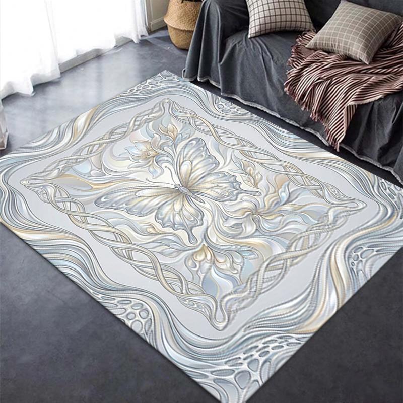 2025 New Modern Butterfly Carpet Rug for Living Room Bedroom Home Sofa Decoration,Kids play Non-slip Floor Mat78