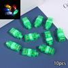 10Pcs Color Luminous Led Finger Lights Glow In The Dark Finger Flashlights Toys For Kids Birthday Rave Party Supplies
