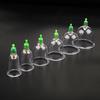 Vacuum Cupping with Pumping Gun Suction Cups Back Massage Body Cup Detox Anti Cellulite Therapy Cans Healthy Care Jars
