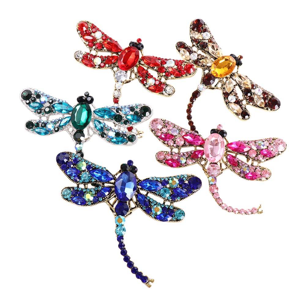 Collar Pin Transparent Wings Clothes Accessories Korean Style Badge Women Brooch Dragonfly Brooch