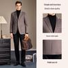 Antonio Men's Luxury Silk Cashmere Wool Blend Short Business Overcoat