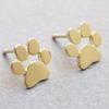 1 Pair Earrings Stylish Animal Footprint Shape Alloy Women Teen Girls Jewelry Studs for Birthday