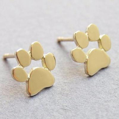 1 Paar Ohrstecker Stilvolle Tierpfotenform Legierung Damen Teenager Mädchen Schmuck Ohrstecker für Geburtstag