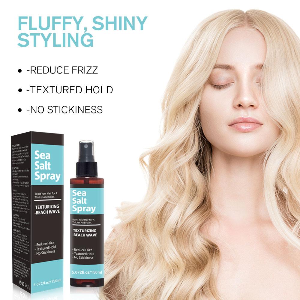Sea Salt Spray For Dry, Hair, Mist Frizz Control Spray, Make Hairs Look Silky And Glossy, Alcohol Free, Long Lasting Hair Styling
